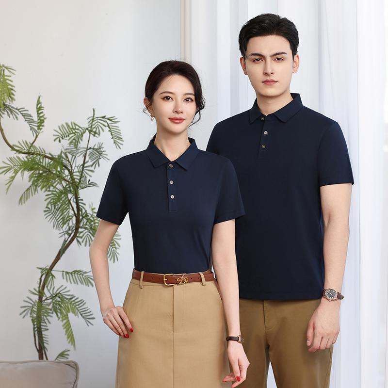 Polo Collar Work Clothes Culture Enterprise Short Sleeve