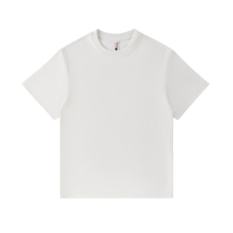 Antibacterial Three-proof Round Neck Solid Color Short Sleeve