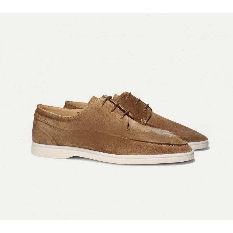 Summer New Foreign Trade Style European And American British Lace Up Men's Plus Size Casual Men's Shoes