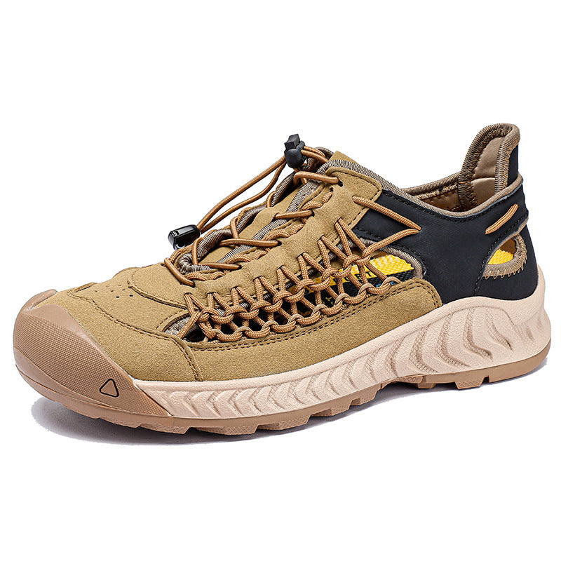 Hand-woven Sandals Men's Non-slip Wear-resistant Summer Outer Wear Breathable Closed Toe