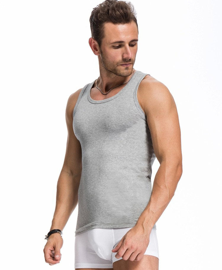 Men's Cotton Sleeveless Breathable Fitness Vest