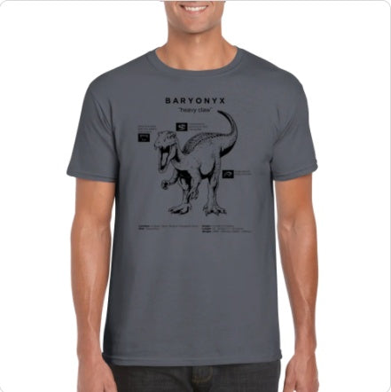 Dinosaur Print Short-sleeved Team Fabrics