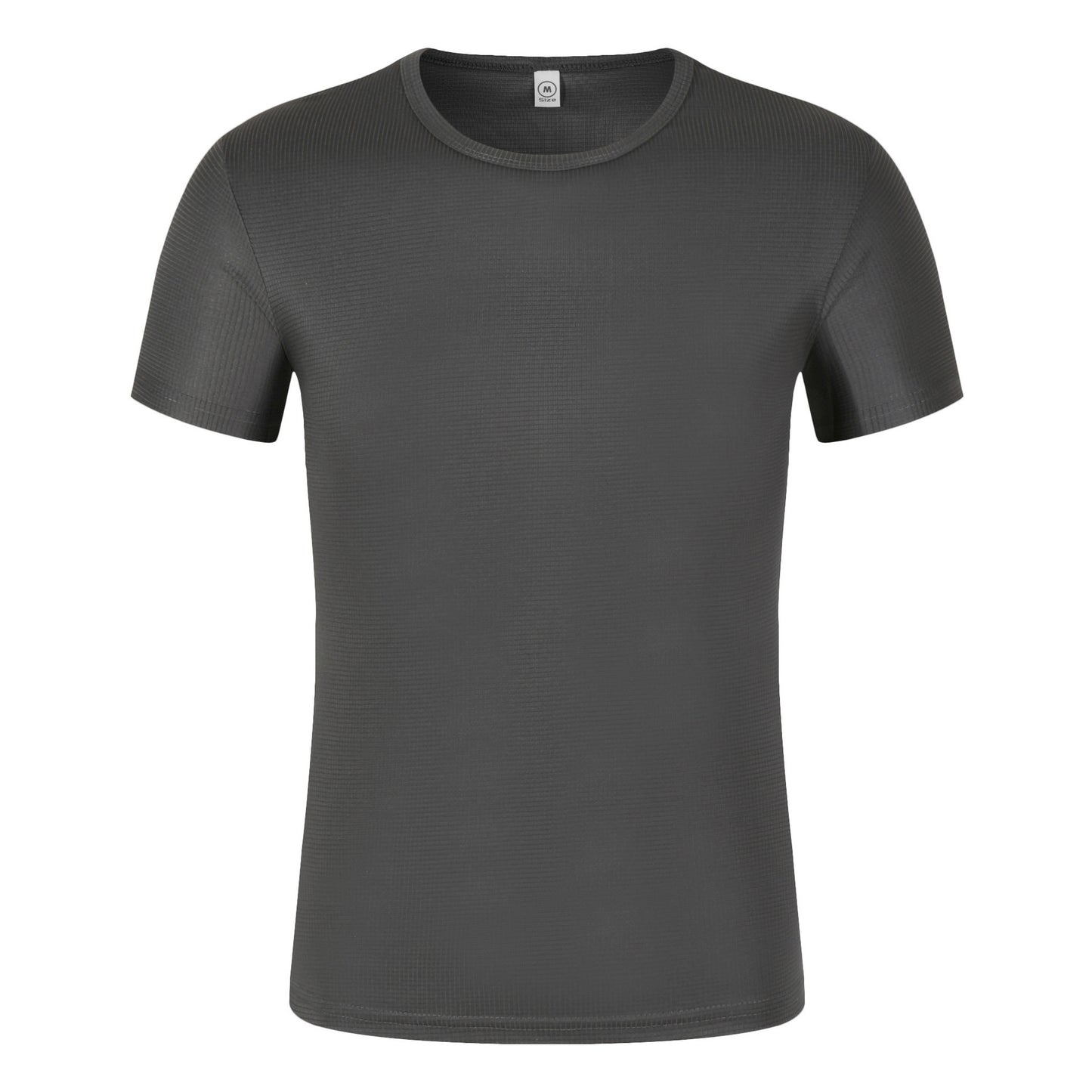 Sports Small Square Quick-drying Solid Color Short-sleeved Men's T-shirt