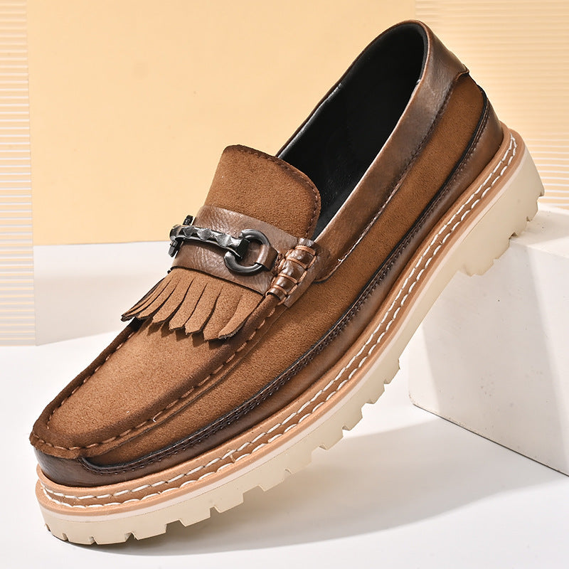 Men's Casual Shoes Genuine Leather Suede Genuine Leather