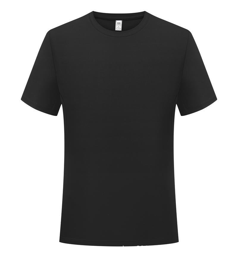 Solid Color Casual Round Neck Short Sleeve T-shirt