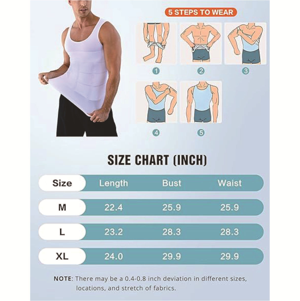 Men's Body Shape Vest Body Shaping