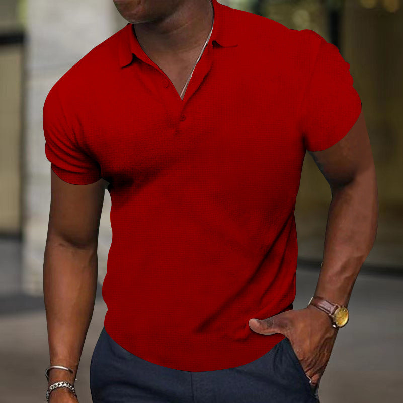 Sports Fitness T-shirt Summer Slim Fit Multi-color Short Sleeve Men's Casual