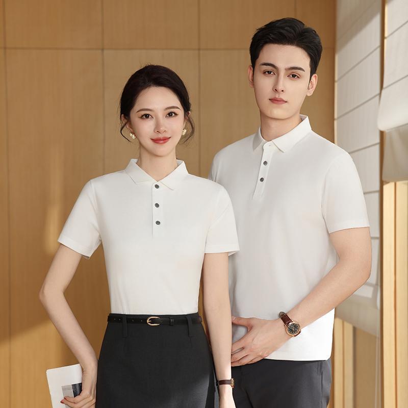 Polo Collar Work Clothes Culture Enterprise Short Sleeve