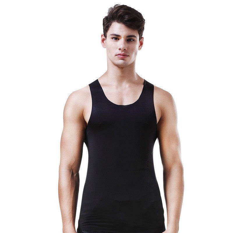 Ice Silk Seamless Men's Vest