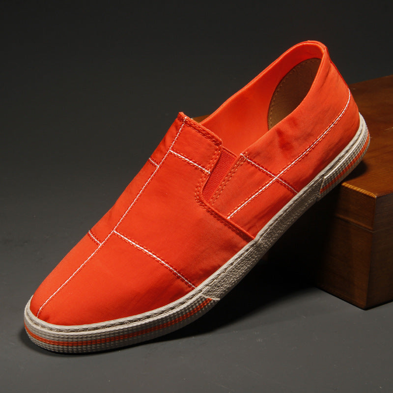 Men's Slip-on Canvas Shoes Low-top Shoes