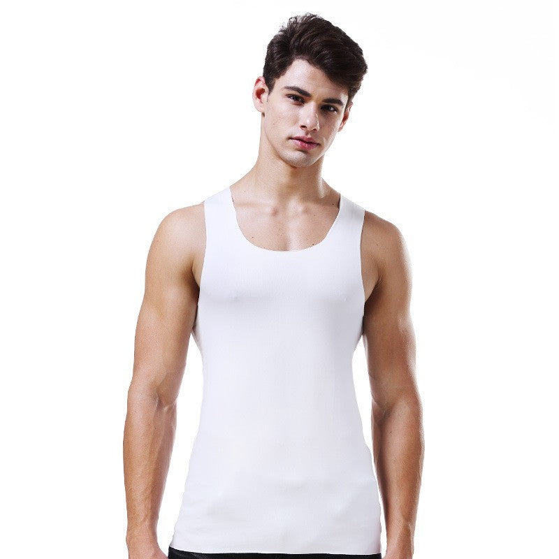Ice Silk Seamless Men's Vest