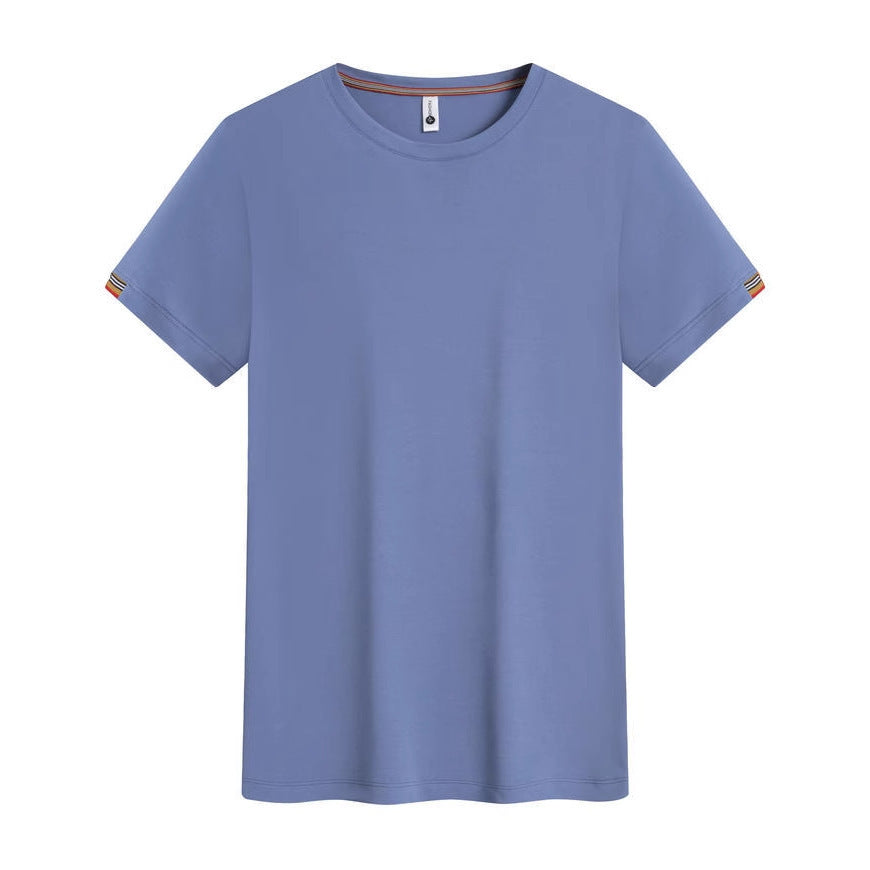 Round Neck Ice-feeling Comfortable Work Clothes Business Attire
