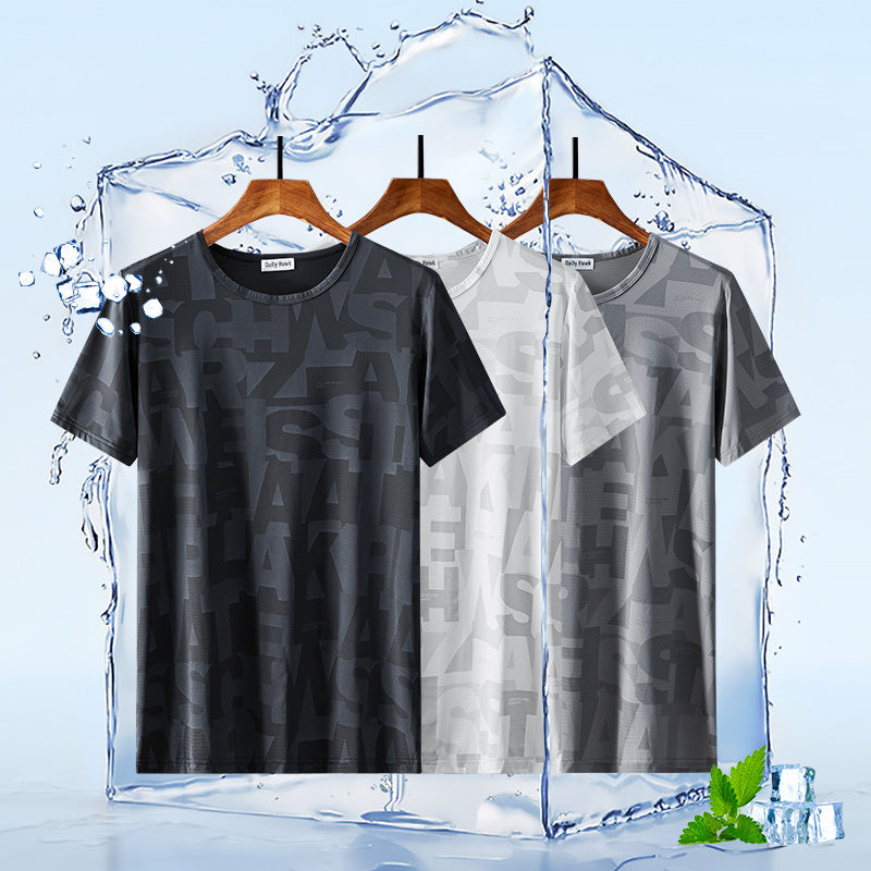 Men's Mesh Cutout Breathable Cool Sports Top