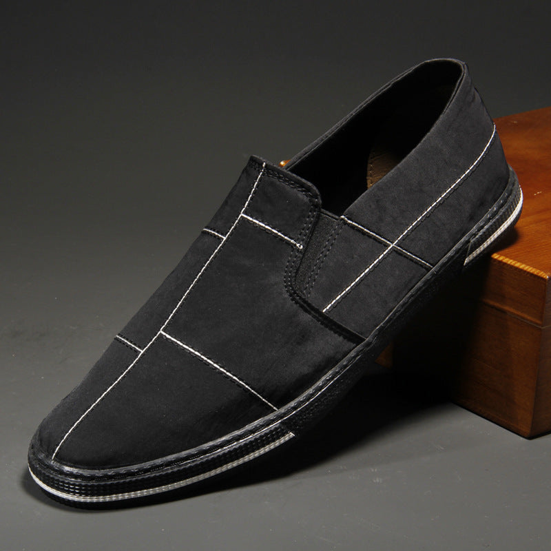 Men's Slip-on Canvas Shoes Low-top Shoes