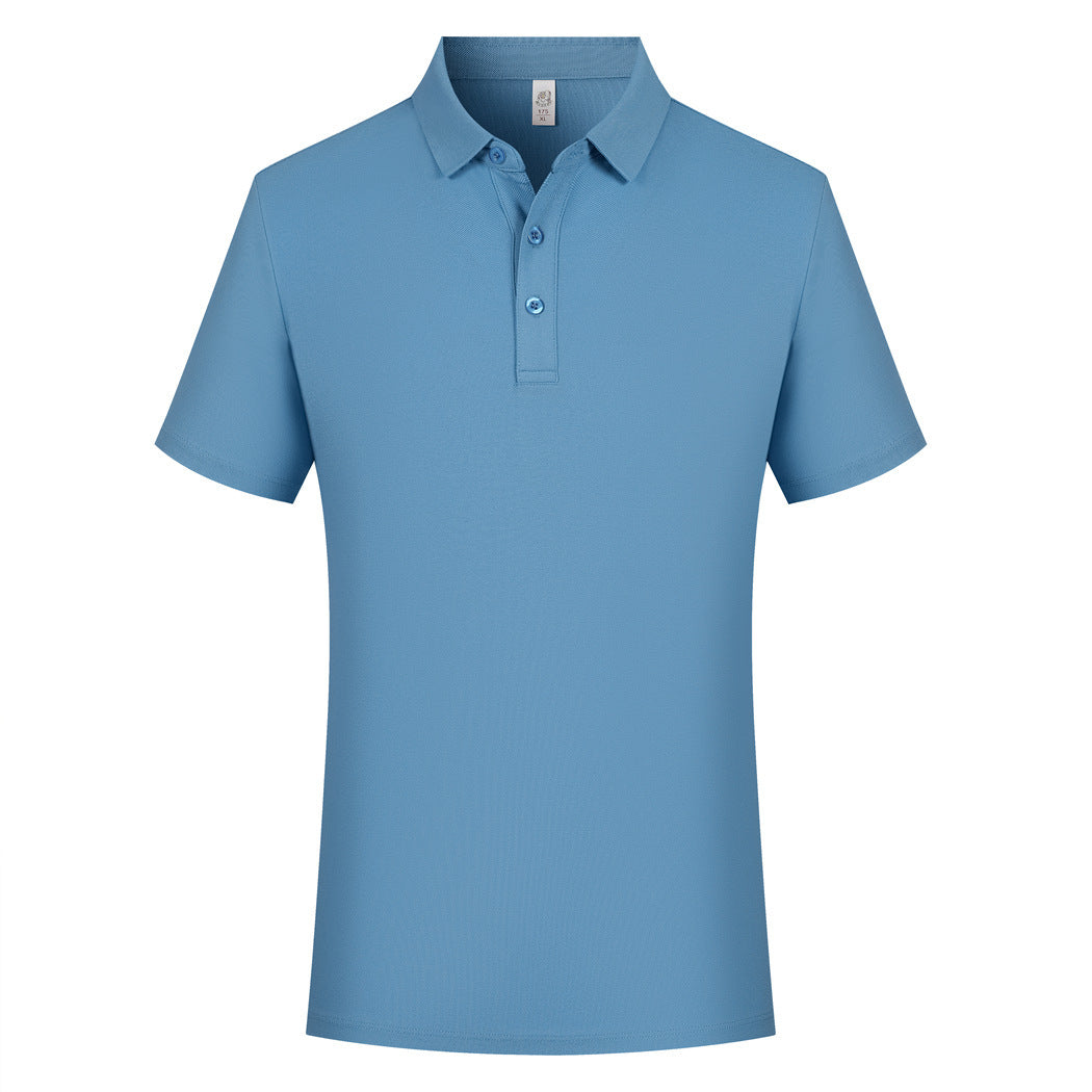 Male Solid Color 40 Solona Pearl Cotton Polo Shirt