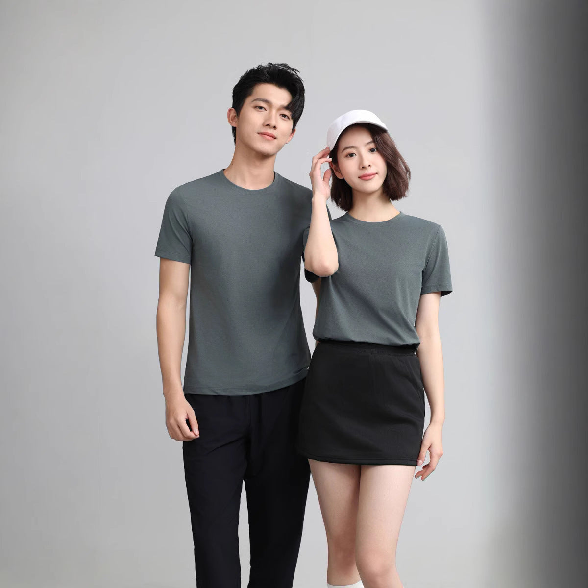 Round Neck T-shirt Sorona Cotton Mesh Marathon Quick-drying T-shirt Overalls