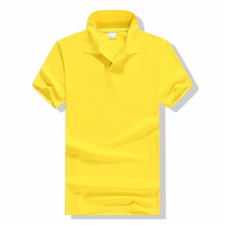 Mercerized Cotton Half Sleeve Culture Lapel Short Sleeve