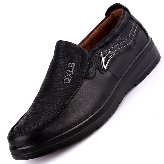 Old Beijing Cloth Shoes Spring And Autumn Middle-aged And Elderly Fashion Leisure Slip On