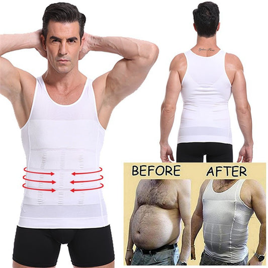 Men's Body Shapers Belly Contracting Vest Close-fitting Body Shaping