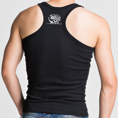 Men's Racer Vest Men's Cotton Stretch Vest Slim Fitness Vest