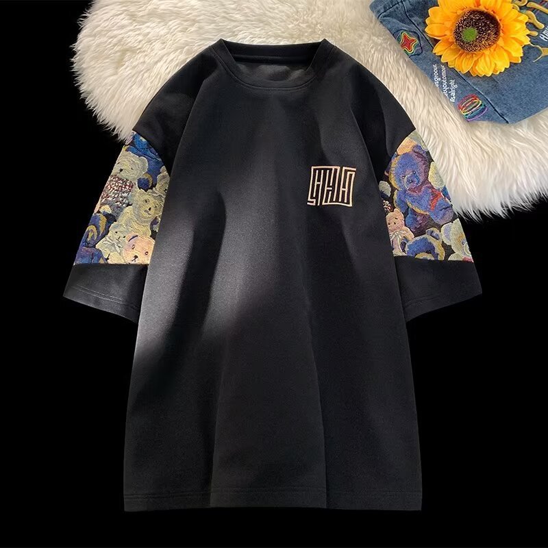 New Chinese Style Design National Style Short Sleeve T-shirt Men