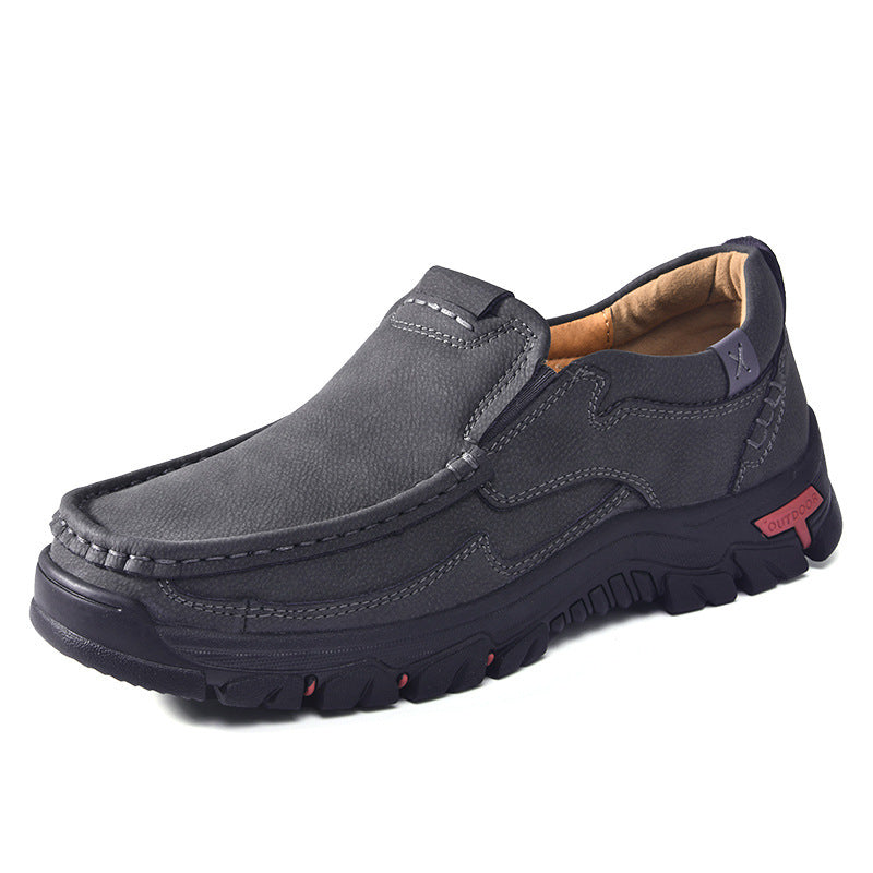 Men's Plus Size Casual Loafers Non-slip Breathable Latex Insole