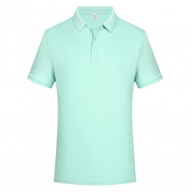 Male Solid Color Lapel Polo Shirt Lapel
