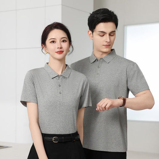 Polo Collar Work Clothes Culture Enterprise Short Sleeve