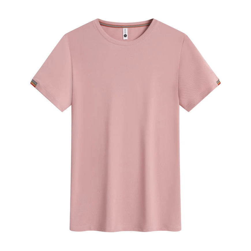 Round Neck Ice-feeling Comfortable Work Clothes Business Attire