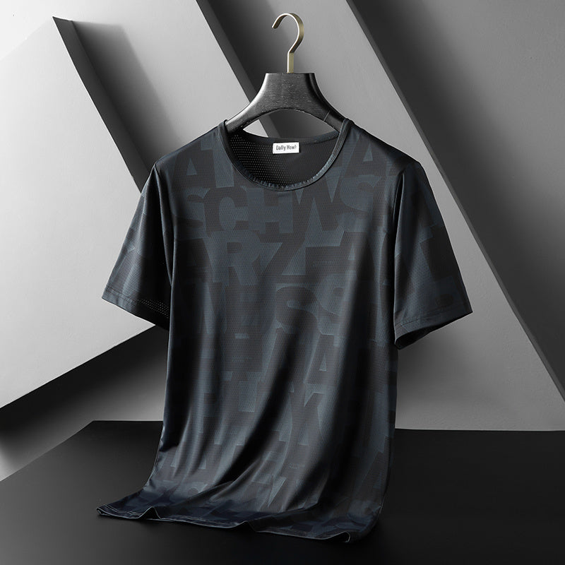 Men's Mesh Cutout Breathable Cool Sports Top