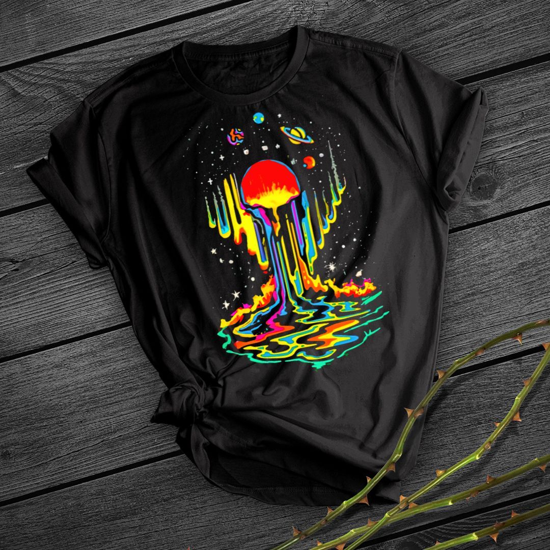 Simple And Creative Printing Short Sleeve
