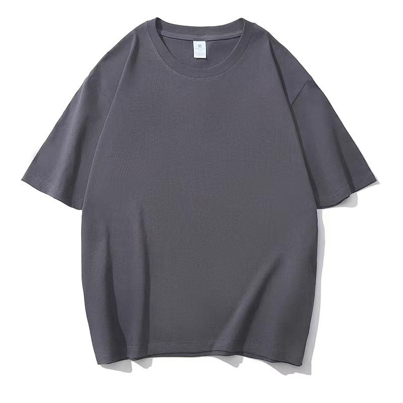 Casual Round Neck Plus Size Bottoming Shirt Men's Short Sleeve