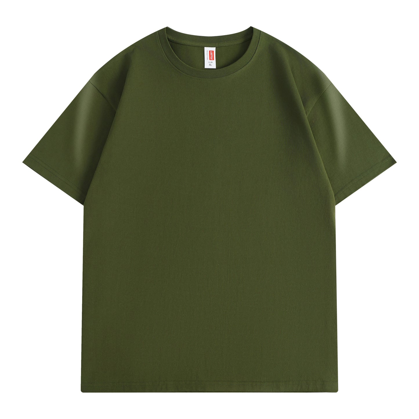 Cotton Round Neck 220g Overalls Short-sleeved Shirt