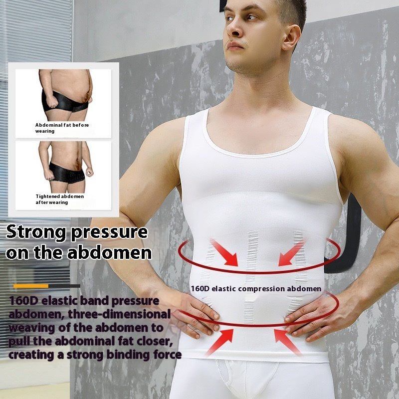 Seamless Body Shaping Vest Chest Cover Belly Contracting And Close-fitting Body Shaping Underwear