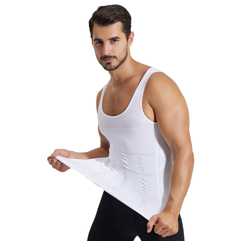 Sports Fitness I-shaped Men's Vest Shapewear