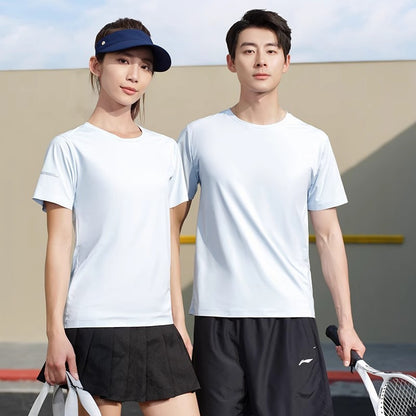 Seamless Nylon High-end Quick-drying T-shirt Round Neck Cool Feeling