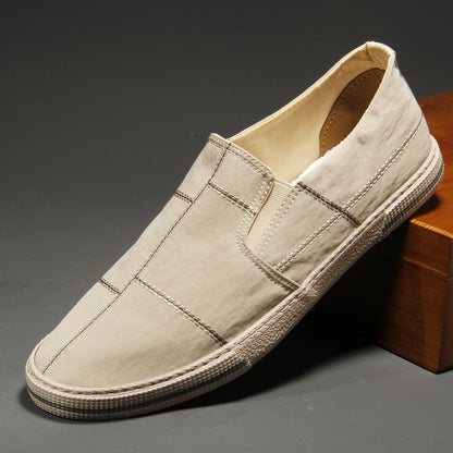 Men's Slip-on Canvas Shoes Low-top Shoes