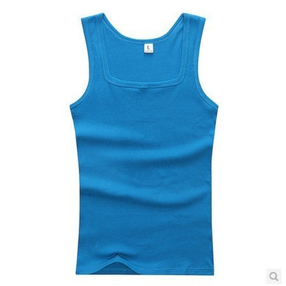 Men's square collar vest