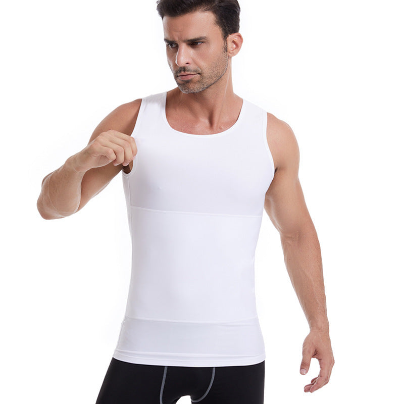 Sports Fitness I-shaped Men's Vest Shapewear