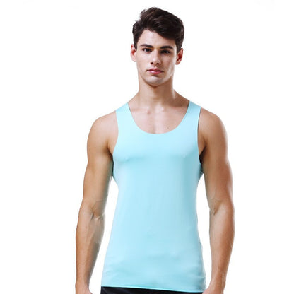 Ice Silk Seamless Men's Vest