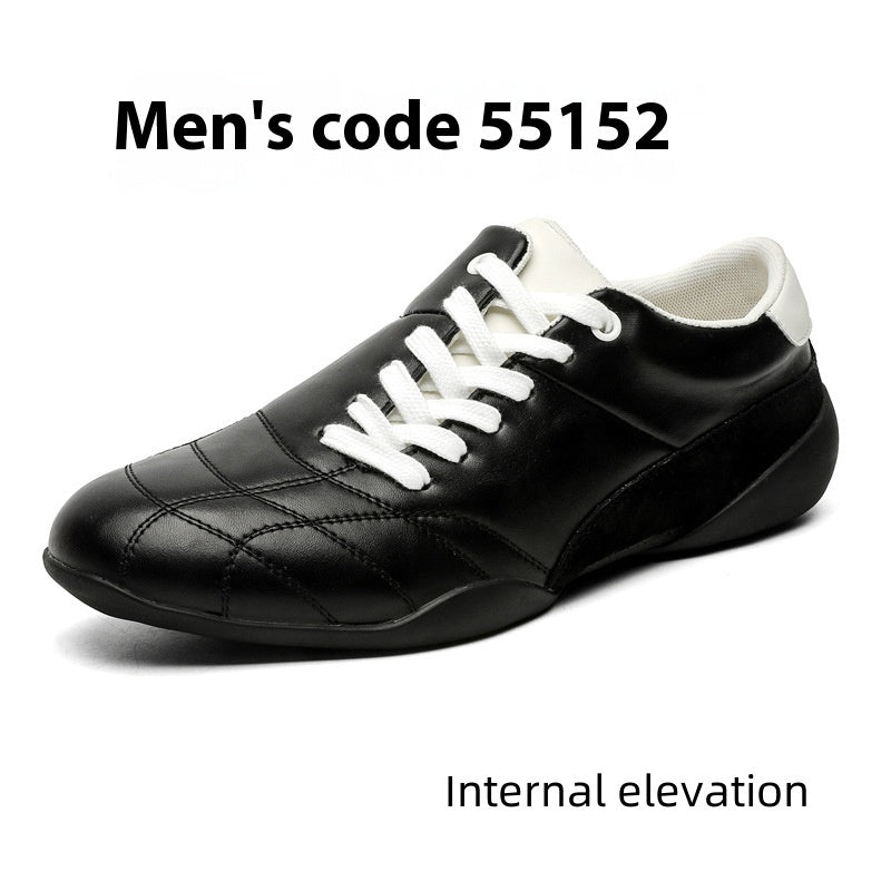 Oblique Lace-up Flat Retro Sports Casual Shoes