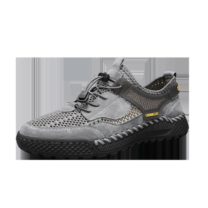 Hand-stitched All-match Breathable Comfortable Genuine