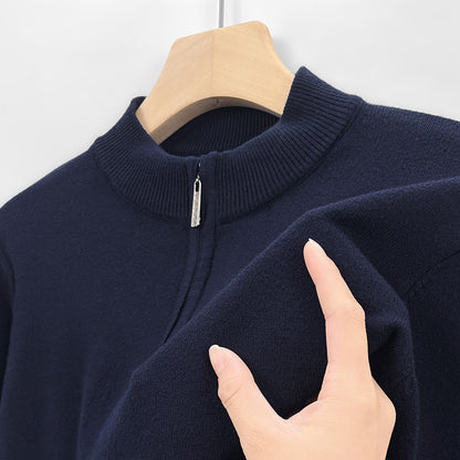 Fashion Men's Knitting Sweater Business Base Wool