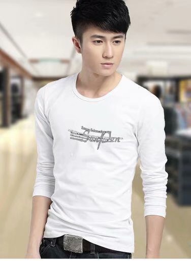 Men's round neck printed t-shirt