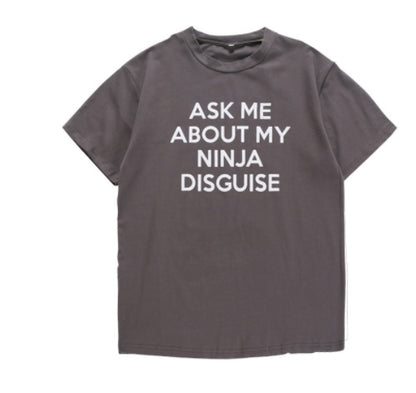 Round Neck Men'S Short-Sleeved Creative Spoof T-Shirt