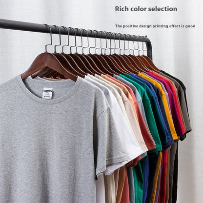 Summer Men's Casual Loose Round-neck Shirt Pass