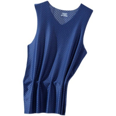 White Seamless Men's Top Vest