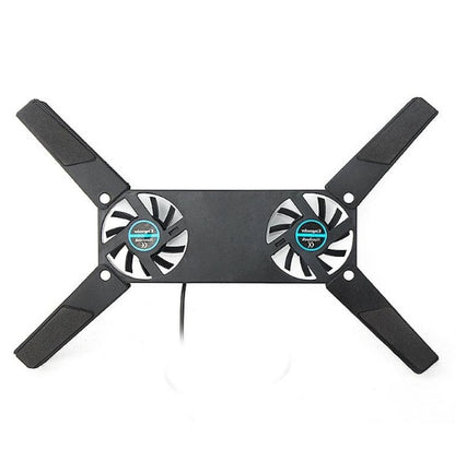 Rotatable USB Cooling Fan Pad 2 Fans Cooler Notebook Cooler Computer USB Fan Stand For 8-14pc Laptop PC Computer Peripherals