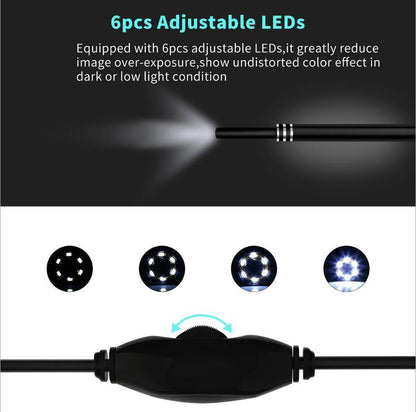 3-in-1 USB&Android&Type-c Ear Cleaning Endoscope HD Visual Ear Spoon Multifunctional Earpick With Mini Camera Ear Health Care Cleaning Tool