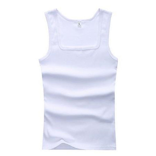 Men's square collar vest